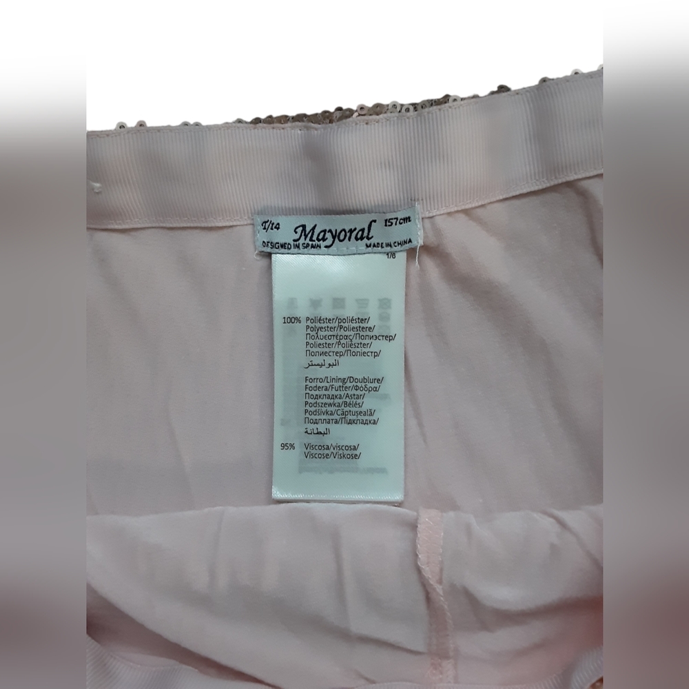 Mayoral Sequin Girls Shorts - Picture 7 of 10